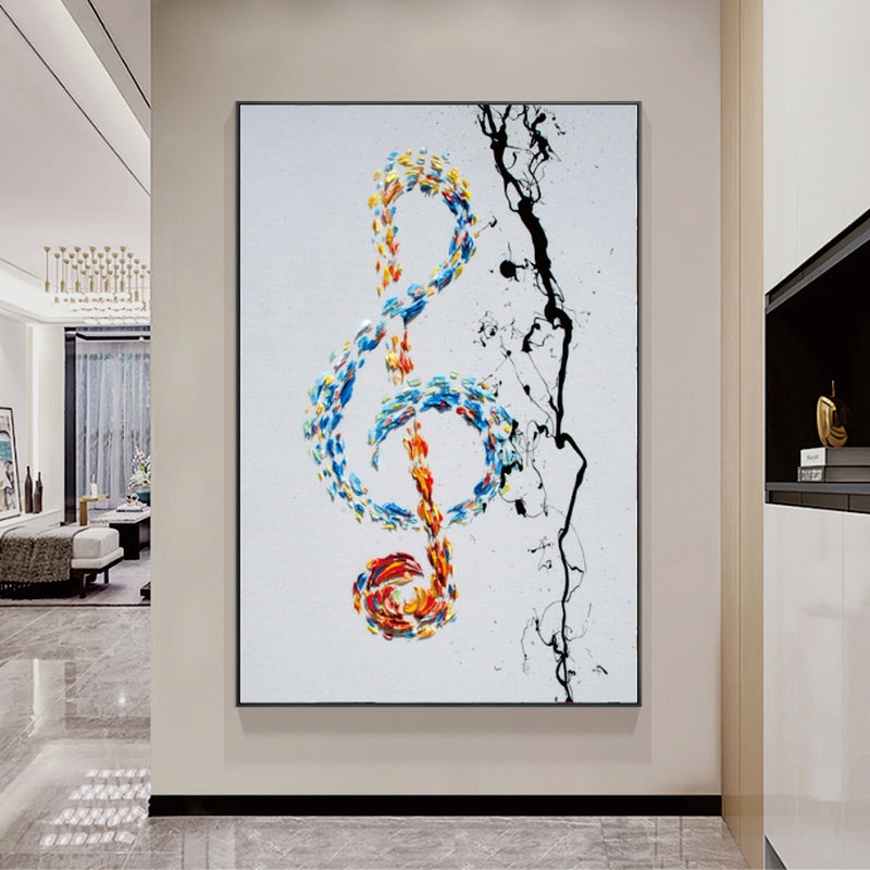 Treble Clef in Colors
