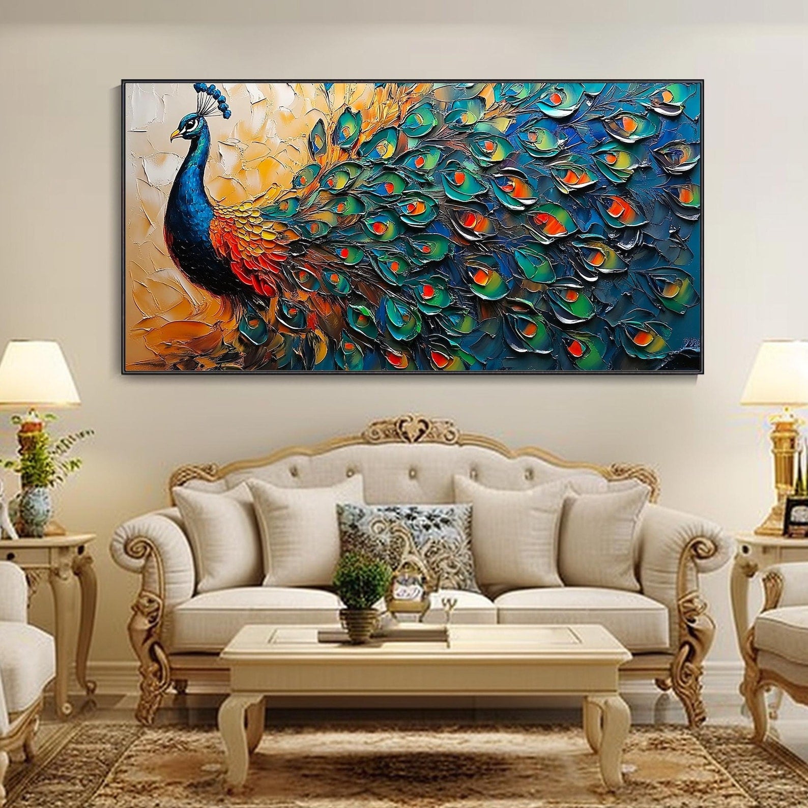 Indigo the Peacock